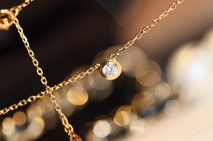 [LUCKY LOVE]DAMOUR DIAMOND NECKLACE