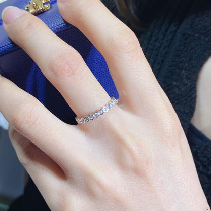 [LUCKY LOVE]BEE LOVE DIAMOND PAVED SMALL RING