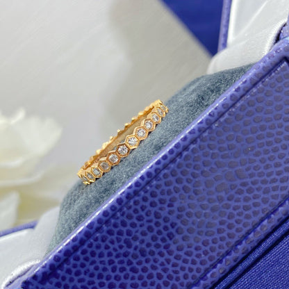 [LUCKY LOVE]BEE LOVE DIAMOND PAVED SMALL RING