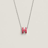 [LUCKY LOVE]H NECKLACE PINK