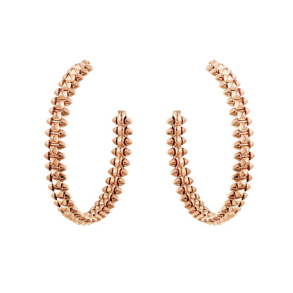 [LUCKY LOVE]CLASH LARGE HOOP EARRINGS