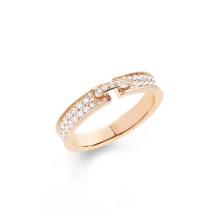 [LUCKY LOVE]ALLIANCE LIENS VIDENCE PAVED DIAMOND 4MM RING