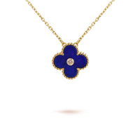[LUCKY LOVE]CLOVER 15MM CHRISTMAS LIMITED EDITION SINGLE FLOWER NECKLACE