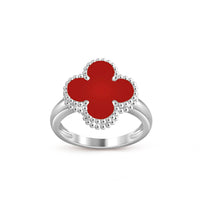 [LUCKY LOVE]CLOVER SILVER RING COLLECTION