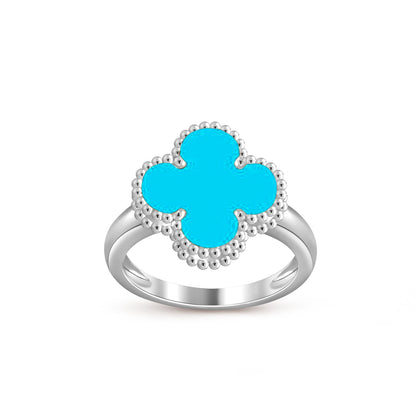 [LUCKY LOVE]CLOVER SILVER RING COLLECTION