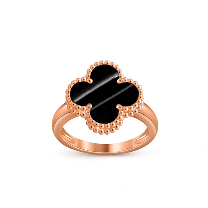 [LUCKY LOVE]CLOVER RING ROSE GOLD COLLECTION
