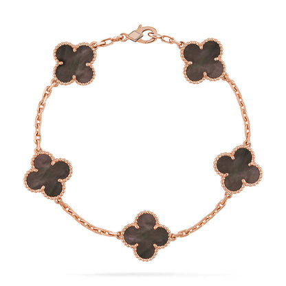 [LUCKY LOVE]CLOVER ROSE GOLD BRACELET COLLECTION,5 MOTIFS