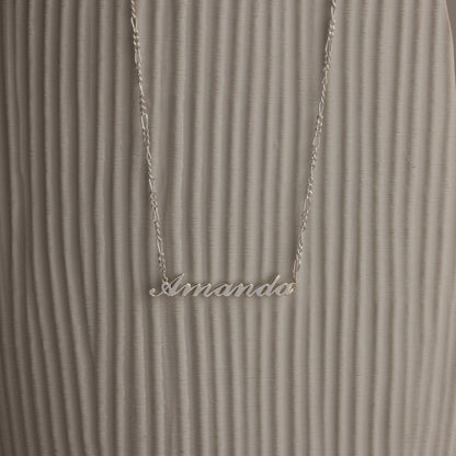Carrie Figaro Chain Name Necklace