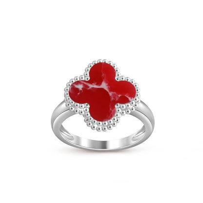 [LUCKY LOVE]CLOVER SILVER RING COLLECTION