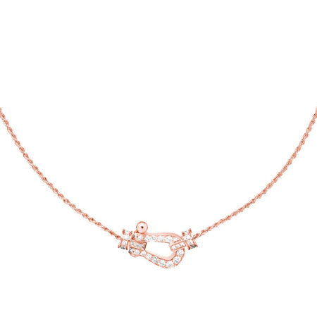 [LUCKY LOVE]FORCE 10 PINK GOLD DIAMOND NECKLACE