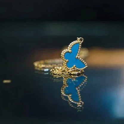 [LUCKY LOVE]BUTTERFLY TURQUOISE BUTTERFLY BRACELET