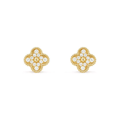 [LUCKY LOVE]CLOVER  9.5MM EARRINGS COLLECTION