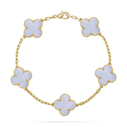 [LUCKY LOVE]CLOVER GOLD BRACELET COLLECTION,5 MOTIFS