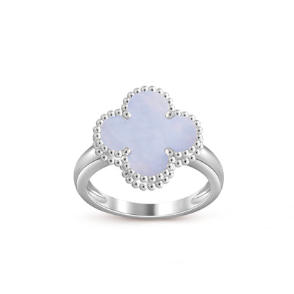 [LUCKY LOVE]CLOVER SILVER RING COLLECTION