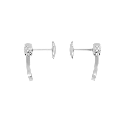 [LUCKY LOVE]FORCE 10 FULL DIAMOND STUD EARRINGS MINI MODEL