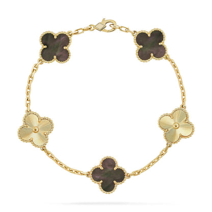 [LUCKY LOVE]CLOVER LASER GOLD BRACELET COLLECTION,5 MOTIFS