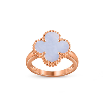 [LUCKY LOVE]CLOVER RING ROSE GOLD COLLECTION