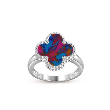 [LUCKY LOVE]CLOVER SILVER RING COLLECTION