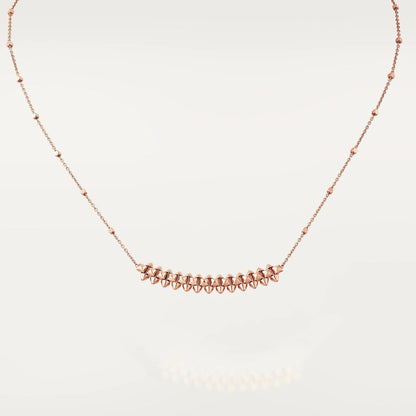 [LUCKY LOVE]CLASH PINK GOLD NECKLACE