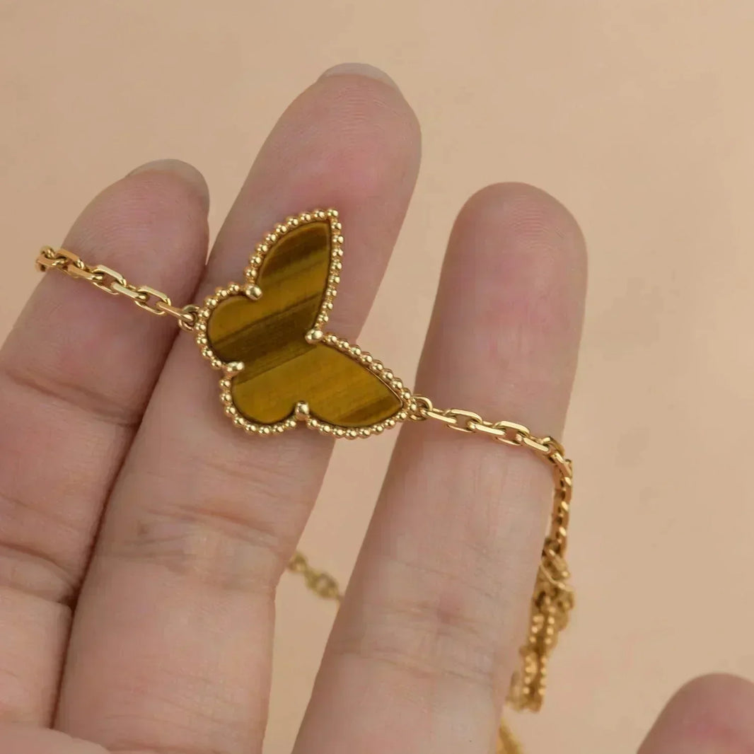 [LUCKY LOVE]LUCKY SPRING 5 MOTIF GOLD BRACELET