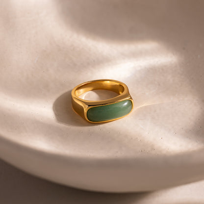 Jade Signet Ring
