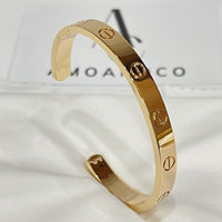 [LUCKY LOVE]LOVE BRACELET 6.1MM OPEN CUFF