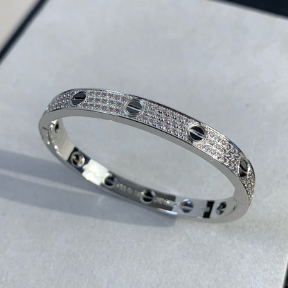 [LUCKY LOVE]LOVE BRACELET 6.1MM DIAMOND-PAVED CERAMIC
