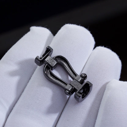 [LUCKY LOVE]FORCE LARGE SERIES HORSESHOE BLACK SAMURAI BRACELET