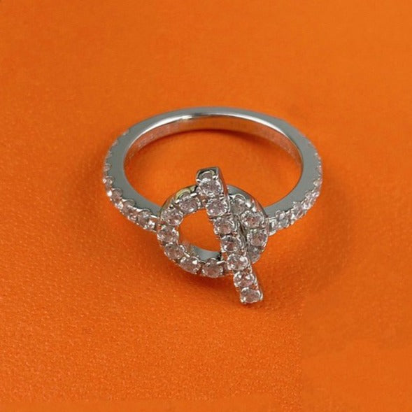 [LUCKY LOVE]ECHAPPEE RING SILVER DIAMOND