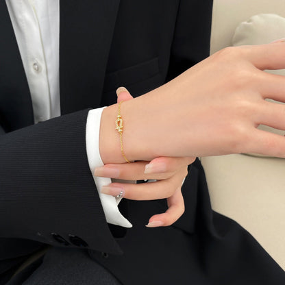 [LUCKY LOVE]FORCE 10 SMALL CHAIN BRACELET