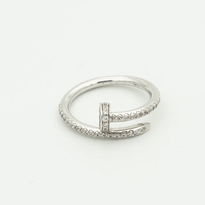 [LUCKY LOVE]JUSTE RING 1.8MM SILVER DIAMONDS