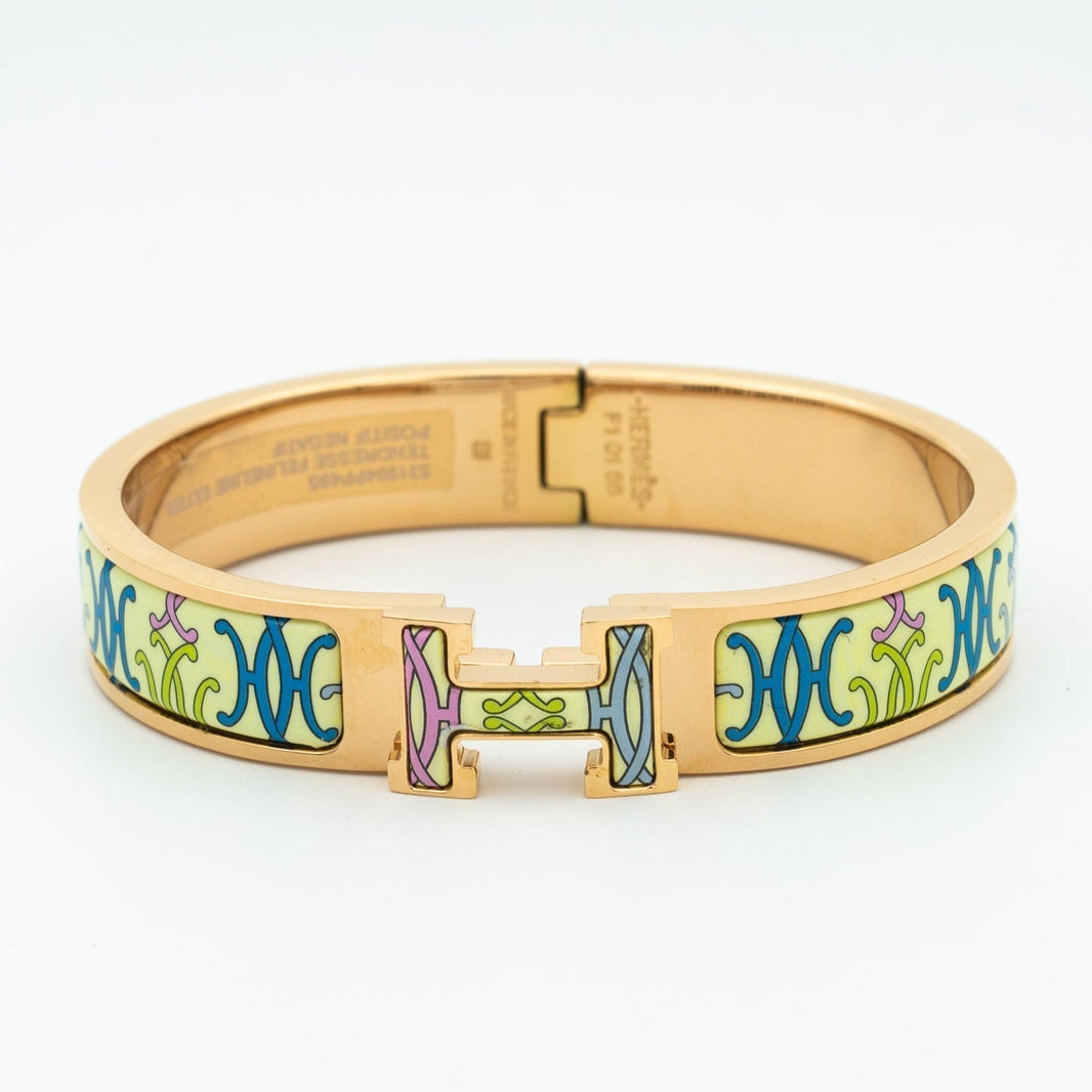 [LUCKY LOVE]H BRACELET BEIGE MULTICOLOR