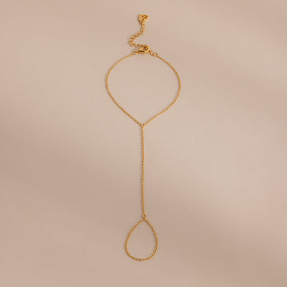 Dainty Hand Chain Bracelet