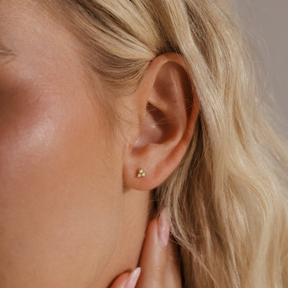 Opal Cluster Flatback Studs