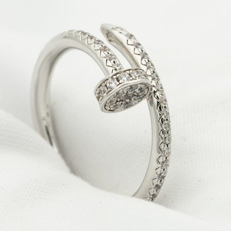 [LUCKY LOVE]JUSTE RING 1.8MM SILVER DIAMONDS