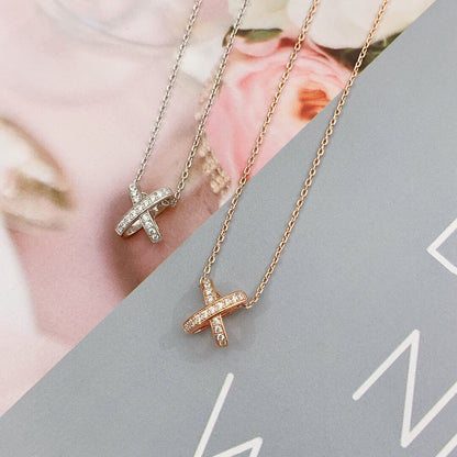 [LUCKY LOVE]JEUX DE DIAMOND NECKLACE