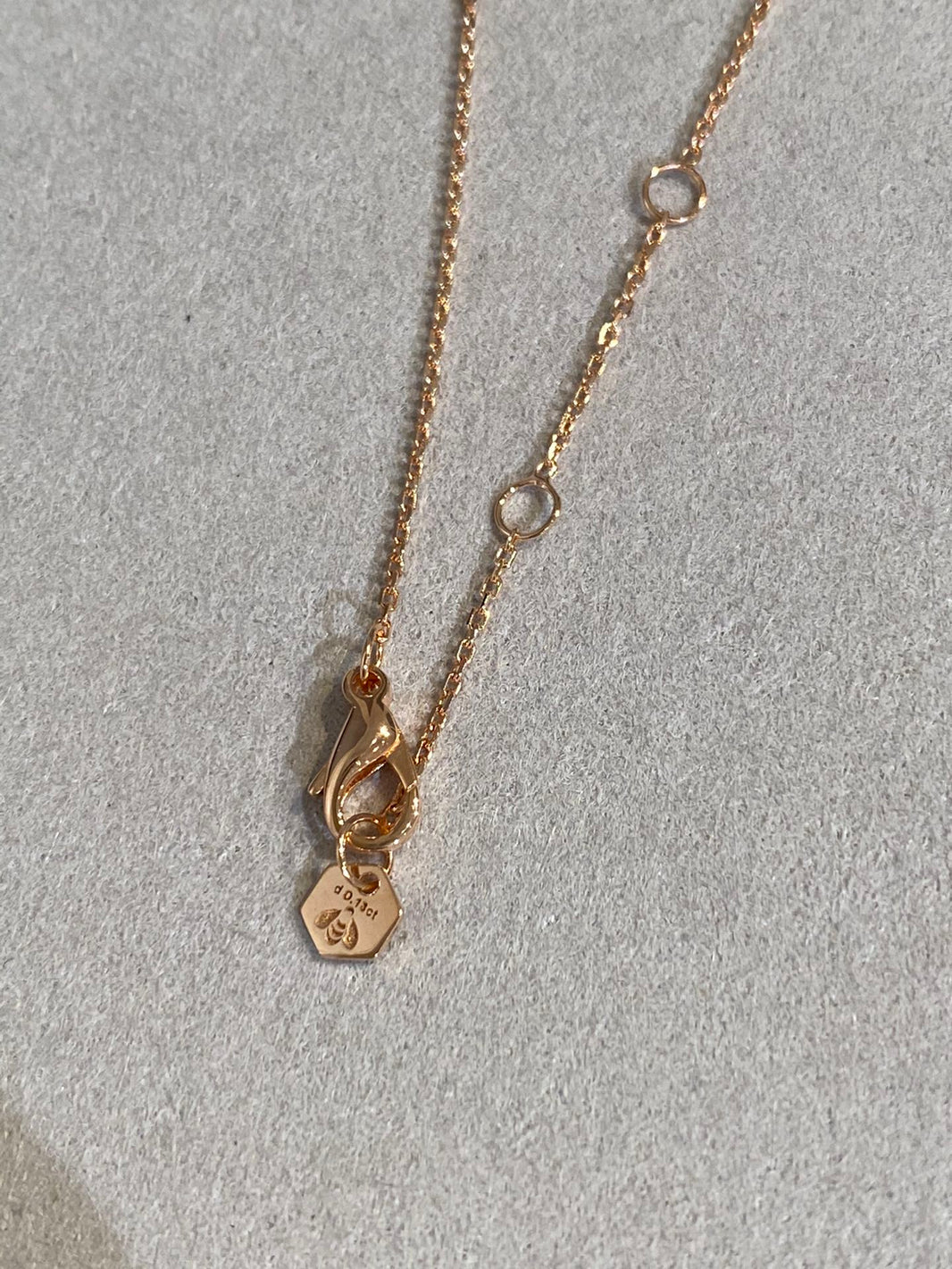 [LUCKY LOVE]BEE LOVE DIAMOND NECKLACE