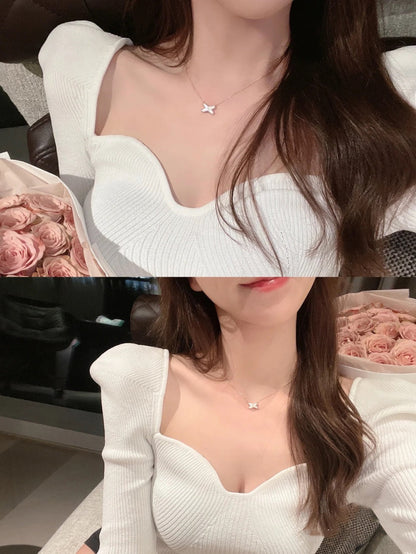 [LUCKY LOVE]JEUX DE NECKLACE 1 DIAMOND