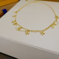 [LUCKY LOVE]BLOOMING SUPPLE NECKLACE BRASS
