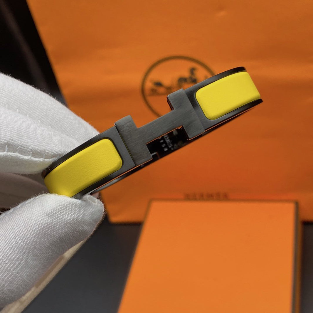 [LUCKY LOVE]CLIC HM SO BLACK YELLOW BRACELET