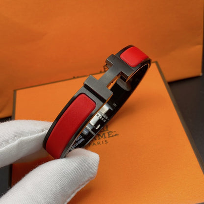 [LUCKY LOVE]CLIC HM SO BLACK RED BRACELET