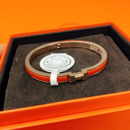 [LUCKY LOVE]CLASSIC HM CLIC RED 8MM ENAMEL BRACELET