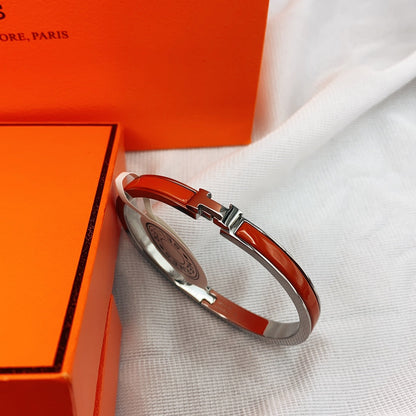 [LUCKY LOVE]CLASSIC HM CLIC RED 8MM ENAMEL BRACELET