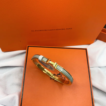 [LUCKY LOVE]CLASSIC HM CLIC GREEN 8MM ENAMEL BRACELET