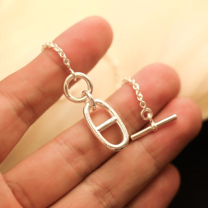 [LUCKY LOVE]HM CHAINE D'ANCRE PENDANT NECKLACE STERLING SILVER