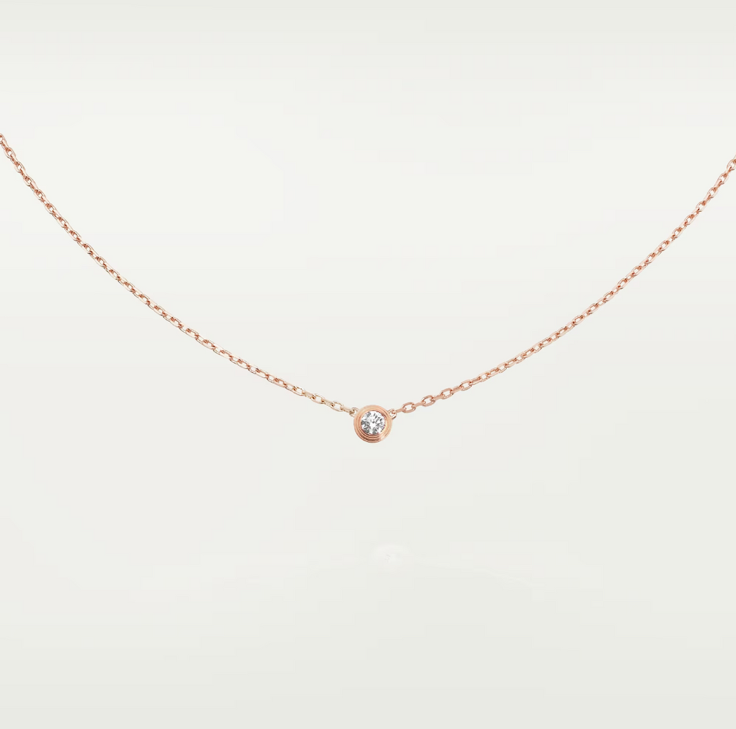 [LUCKY LOVE]DAMOUR DIAMOND NECKLACE