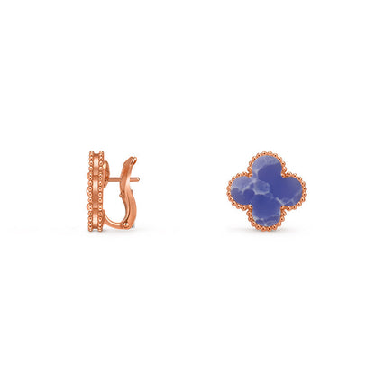 [LUCKY LOVE]CLOVER 15MM MOP EARRINGS COLLECTION