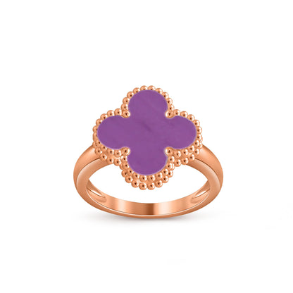 [LUCKY LOVE]CLOVER RING ROSE GOLD COLLECTION