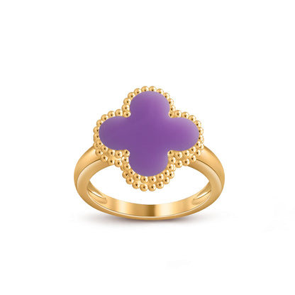 [LUCKY LOVE]CLOVER RING GOLD COLLECTION