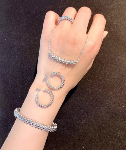 [LUCKY LOVE]CLASH SILVER BRACELET